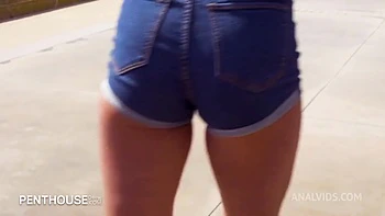 Angelika Grays Rides a Big Wave