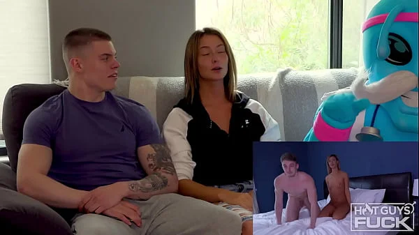 Sexy Teen Angelica Welcomes New Stud Luke To HotGuysFuck!