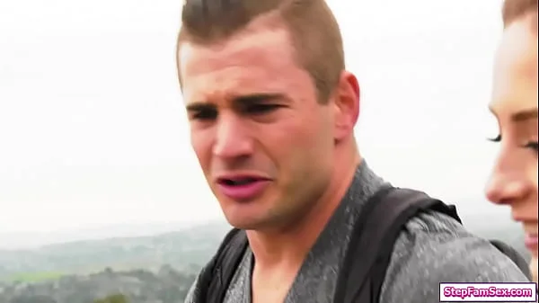 Stepmom watches stepdaughter get fucked