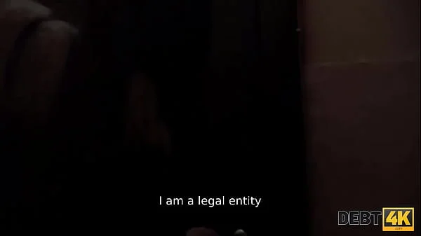 DEBT4k. Girl owes money and she is fucked after the debt collector finds her