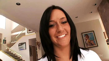 Big Tit Brunette Jordan Star Fucked At Home