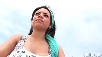 Yuri Luv in Beach Bike Ride Clip#2