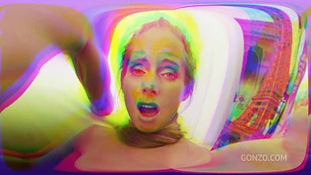 Filthy Blonde Kinuski Gets Soaked In Golden Piss During Gonzo