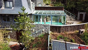 Top-heavy stunner Inna Innaki spreads her legs wide open for his fat cock GP1025