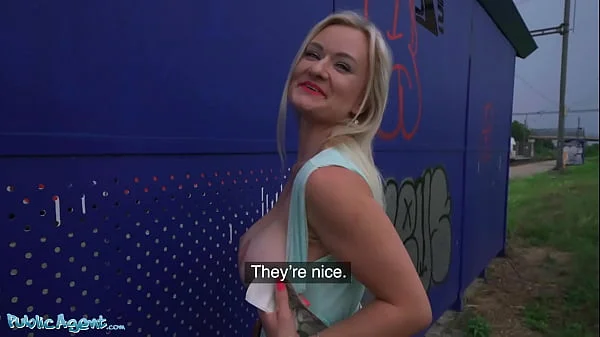 Public Agent Big Tits Blonde Lily Joy Fucked Behind Train Station