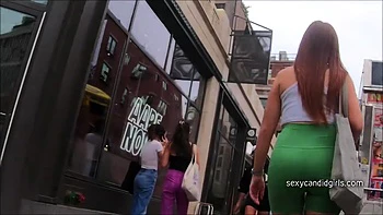 Pink Green Shorts Queens