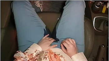 Pov Car Wetting. Cute Girl Cant Hold It And Wets Herself In The Seat!