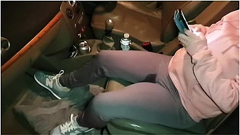 Alice - Car Wetting Compilation - Custom Video, 6 Different Car Pees!