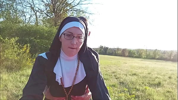 This nun gets her ass filled with cum before she goes to church !!