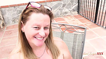 Busty MILF Marie X POV Blowjob in Lingerie - British Real Estate Agent Sucks Your Cock