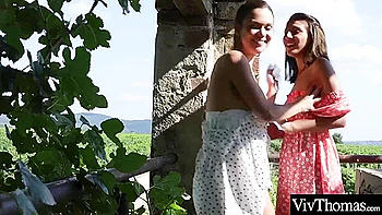 Outdoor Twat Licking With Alyssa Reece & Sarah Cute