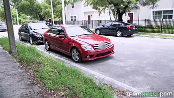 Babysitter Suffocates On Stepdads Throbbing Cock - Shae Celestine