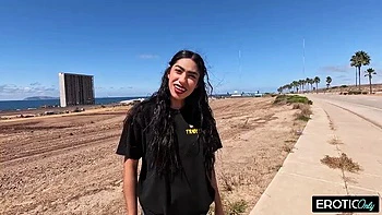 German Hunter Fucks Hot Latina MILF in Car - Blowjob & Doggy Style 4K Porn