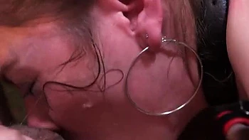 Willing Wife Threesome with Big Natural Tits - Hard Anal & Cum on Tits