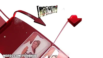 Redhead wannabe model is picked up at the bus stop by MOFOS: Blowjob, Doggy  Babe Porn