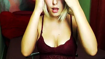 Russian amateur: Blonde, Solo  Webcam Porn