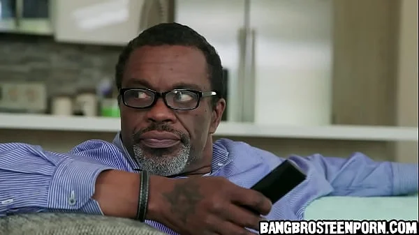 Horny college girl wants to get fucked by her black stepdad with a huge cock - xxx