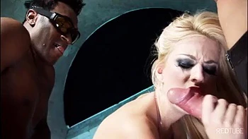 Tiny Blonde Gets 2 ft. Jessie Volt: Blowjob, Doggy  Cowgirl Porn