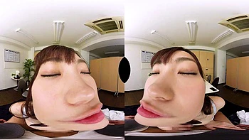 Asian babe loves fucking while on VR: Blowjob, Pov  Virtual Reality Porn