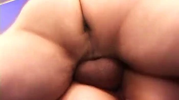 Bbw brunette fucking a black and white cock