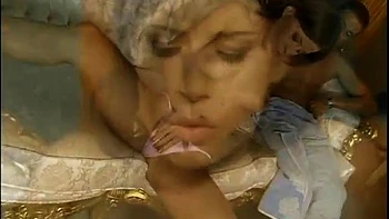 Brunette beauty wearing high heels gets pounded anally