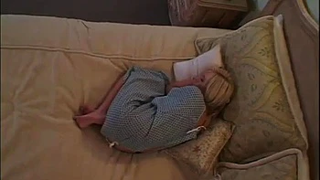 Babe has her mouth filled with his cum