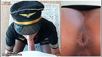 The Hole In The Stewardess Ass Is Throbbing And Thirsty For Cock - Nastystuf Girl