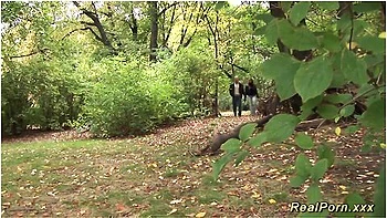 German Stepmom Picked Up For Outdoor Sex