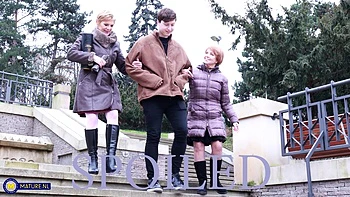 Grandmas Irenka And Romana Seduce A Toyboy In A Hard Fucking Threesome