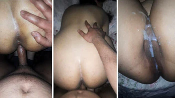 Real Amateur Desi Couple Hard Fuck Doggy Style - Rough Sex & Creampie