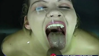 Hot cock tugging teen gets dick off in POV secret sex