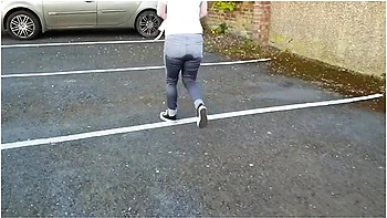 Girl Pissing Her Grey Jeans 5 Times! Jeans Wetting Compilation!