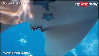 Busty Teen Gangbanged By Old Guys At The Pool