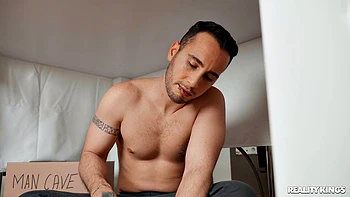 A Pussy in the Man Cave