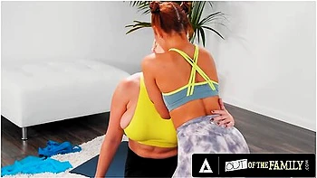 18yo Vanna Bardot Fucks With Her Sexy Stepmom Ryan Keely During Yoga Session