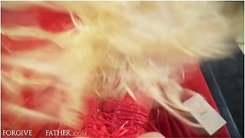 Blondie Fesser And Cassie Del Isla - Blonde Milf With Huge Ass Fucked While Watched By Demure Lady - Forgive Me Stepfather