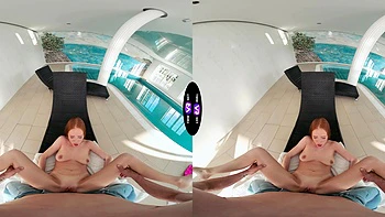 Redhead beauty Holly Molly enjoys passionate sex with her boyfriend