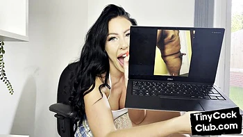 SPH tiny loser mocked by busty brit