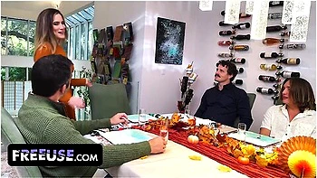 Wanksgiving: Three Cocks, One Milf - Robby Echo, Donnie Rock And Trey Haze