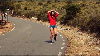 Brunette Alexa Tomas Fingers Her Twat In The Forest & Sucks Dick Good