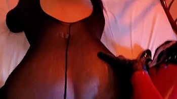 Amateur Femdom Pegging with 8 Inch Strapon - Rough Anal Fucking in Latex