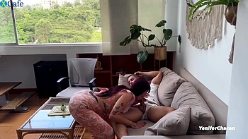 A Pretty Latin Lady Came Home And Cheered Up Her Boyfriend With A Juicy Blowjob And Anal Sex