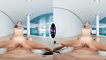 Glam Vixi Rafi rides cock in vr with incredible detail