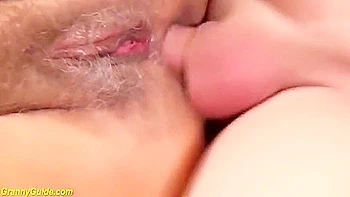 Granny Unshaved Booty Gets Coarse Destroyed
