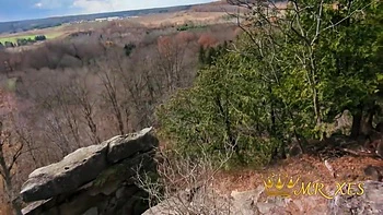 Mr Xes And Delilah Daughtley In Busted! Freeuse Redhead Caught During Public Deepthroat And Outdoor Fucking On A Cliff