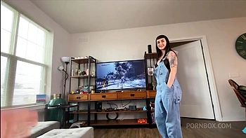 Pov - Fucking My Stepsister's Fat Ass - Gape And Anal Creampie! Steve Rickz And Ava Damore