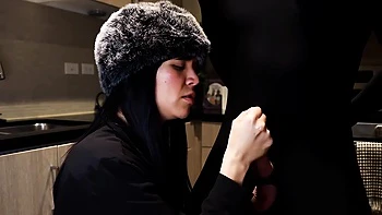 Luxurious Latina Mistress Milks Bwc In Her Kitchen - Seductive Dirty Talking Handjob W/ Big Cumshot