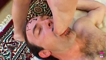 A Guy Brings A Brunette Home To Humiliate Him And Fuck Him With A Strapon