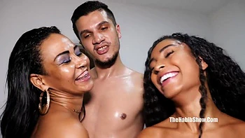 2 Baddies Suck Him Dry - Ariella Ferraz