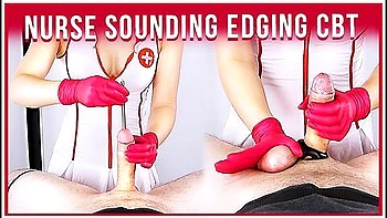Nurse Urethral Cock Sounding & Edging Handjob To Cum Pov Cbt Era